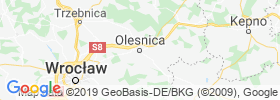 Olesnica map